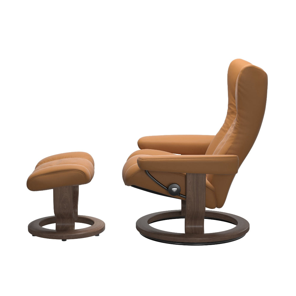 Sillón modelo WING Classic Plus™ System de STRESSLESS en piel Batick
