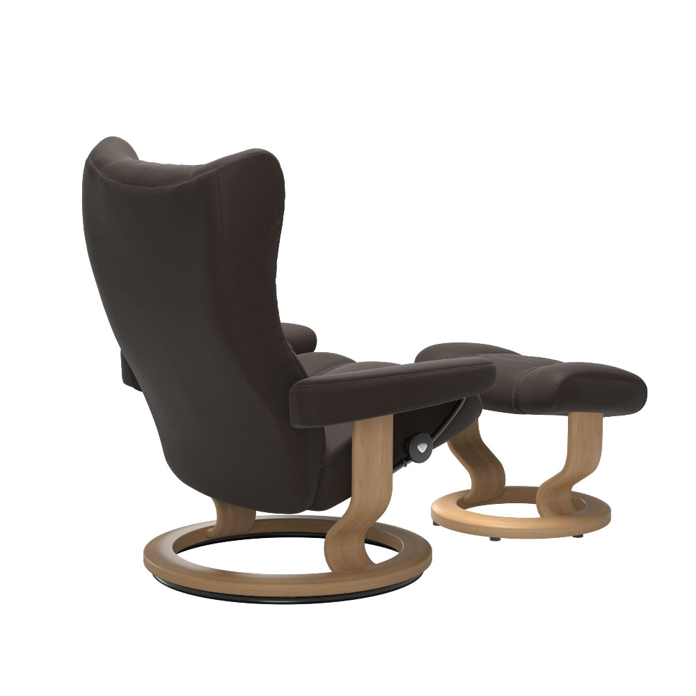 Sillón modelo WING Classic Plus™ System de STRESSLESS en piel Paloma