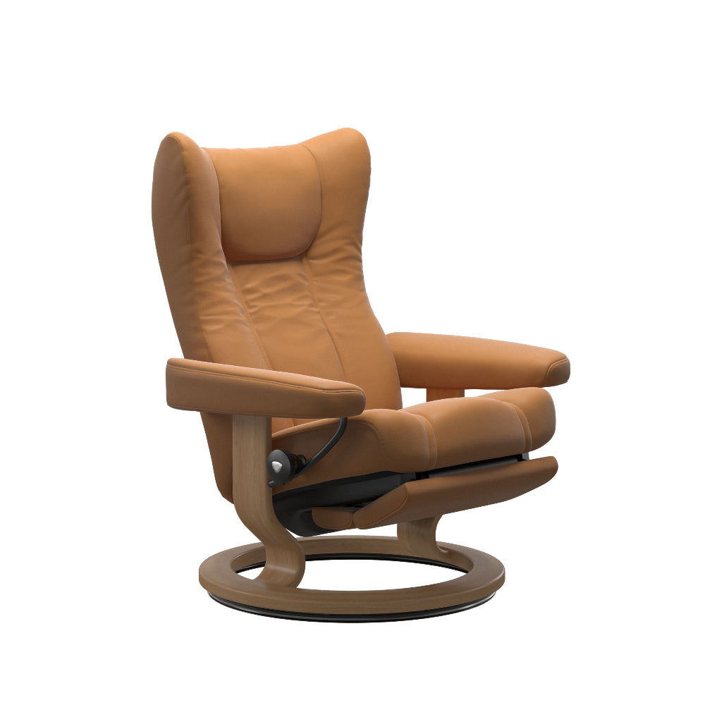 Sillón modelo WING Classic Power™ Plus™ System Power™ de Stressless piel Batick