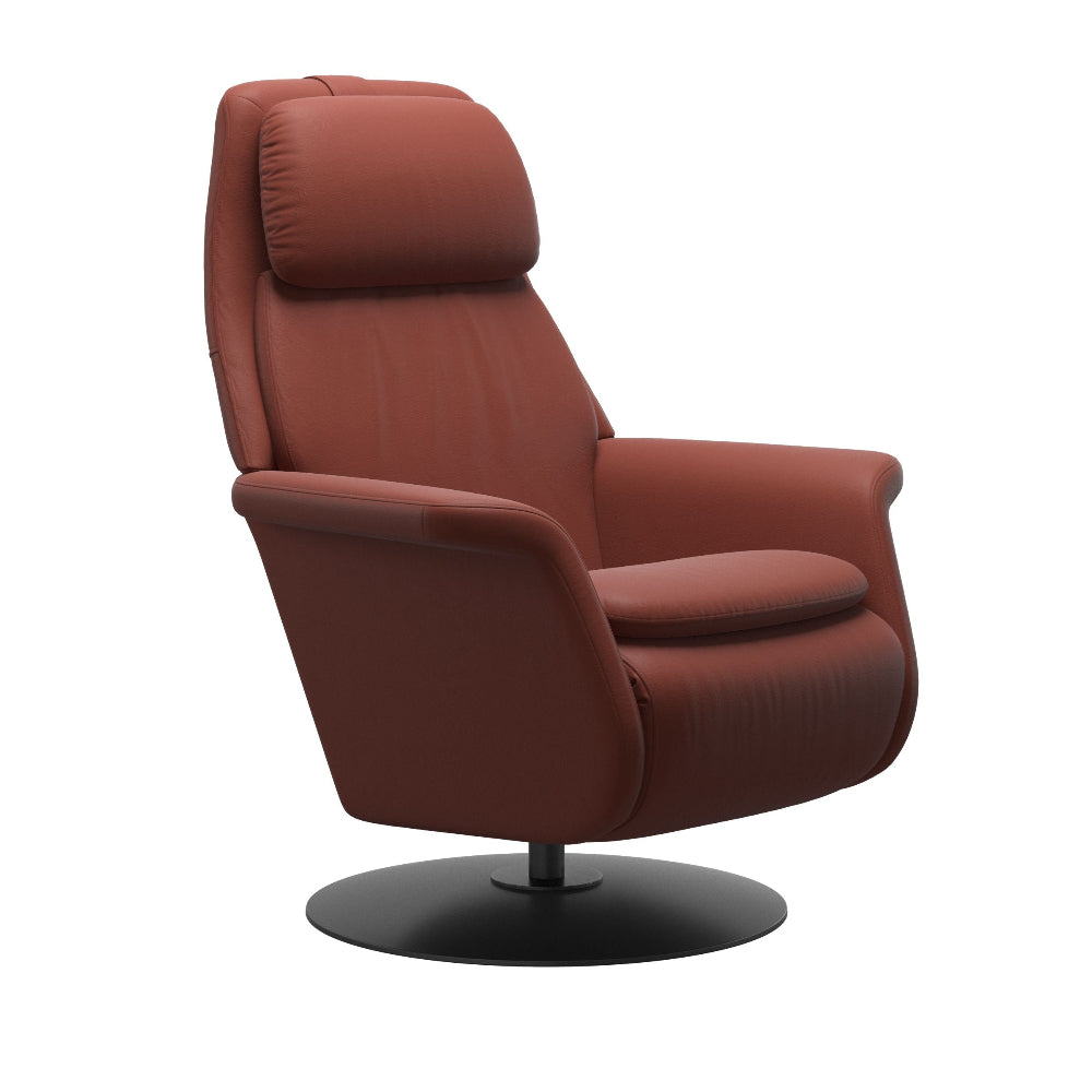 Sillón modelo SAM Pie Disc Plus™ System Power™ con calefacción piel Batick