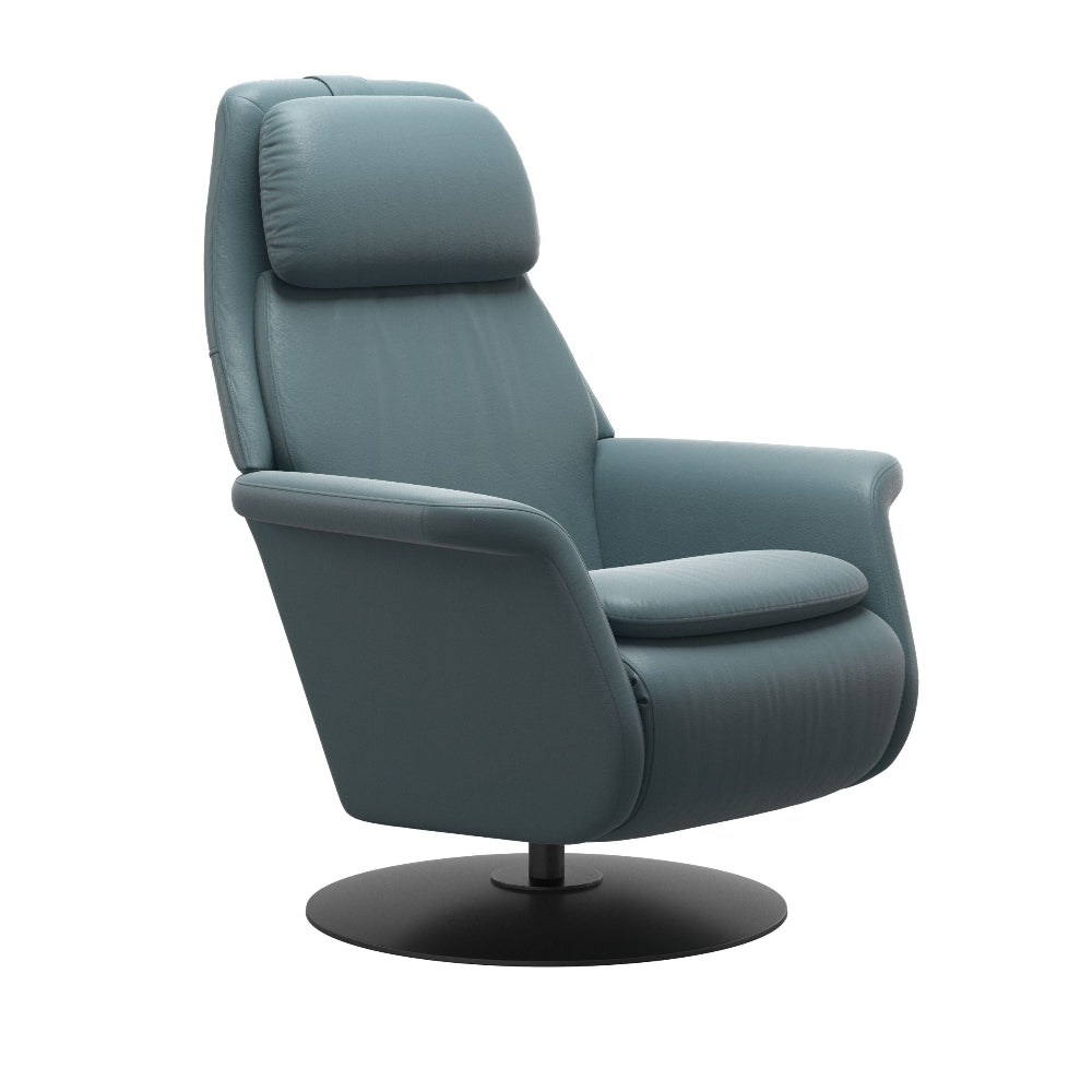 Sillón modelo SAM Pie Disc Plus™ System Power™ con calefacción piel Paloma