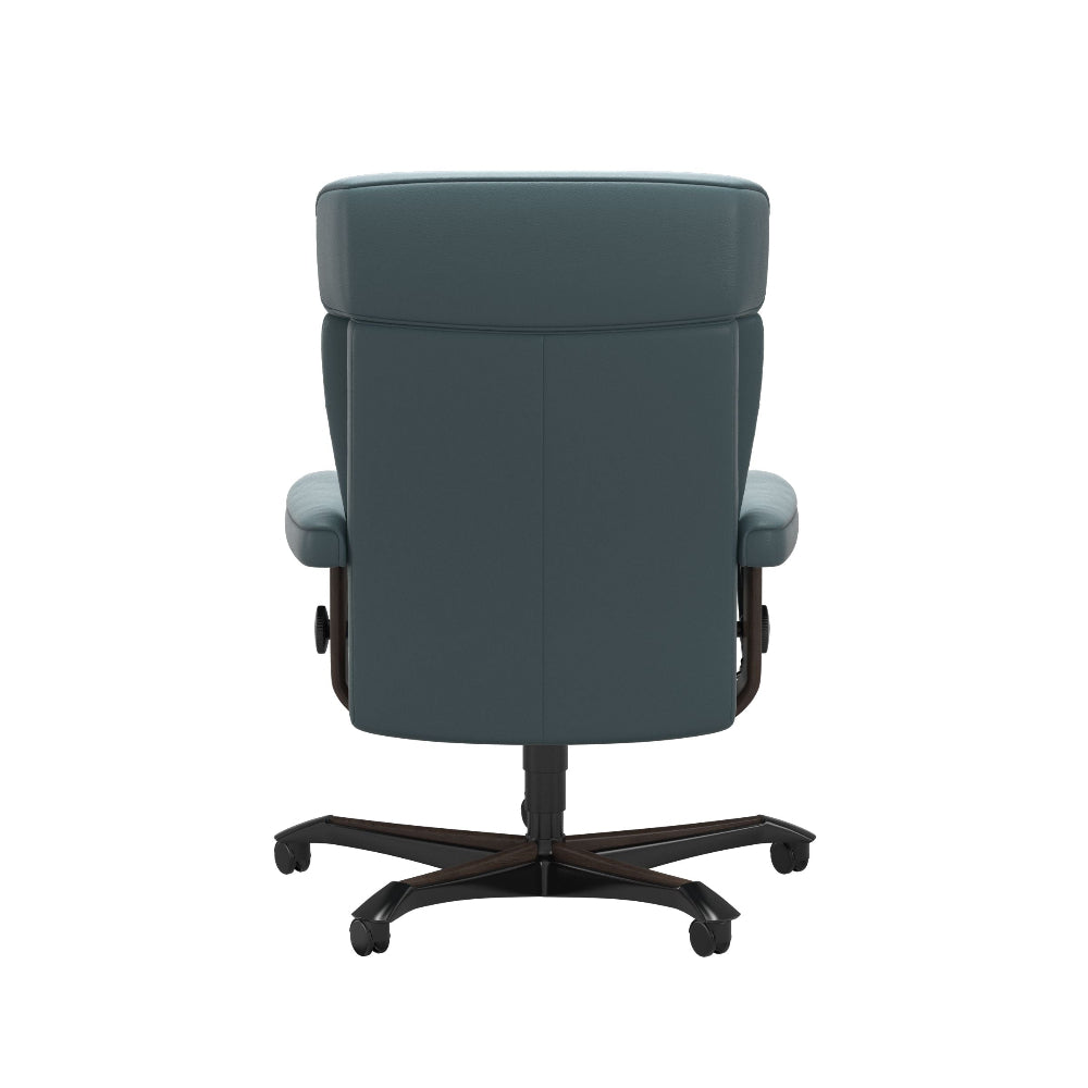 Sillón giratorio Stressless® modelo ERIK Home Office con reposacabeza ajustable