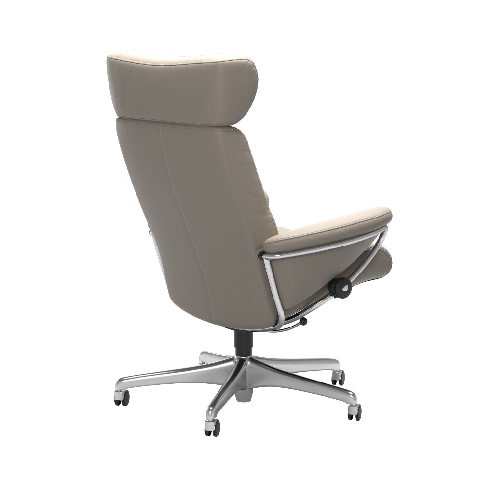 Sillón giratorio Stressless® modelo BERLIN Home Office con reposacabezas ajustable