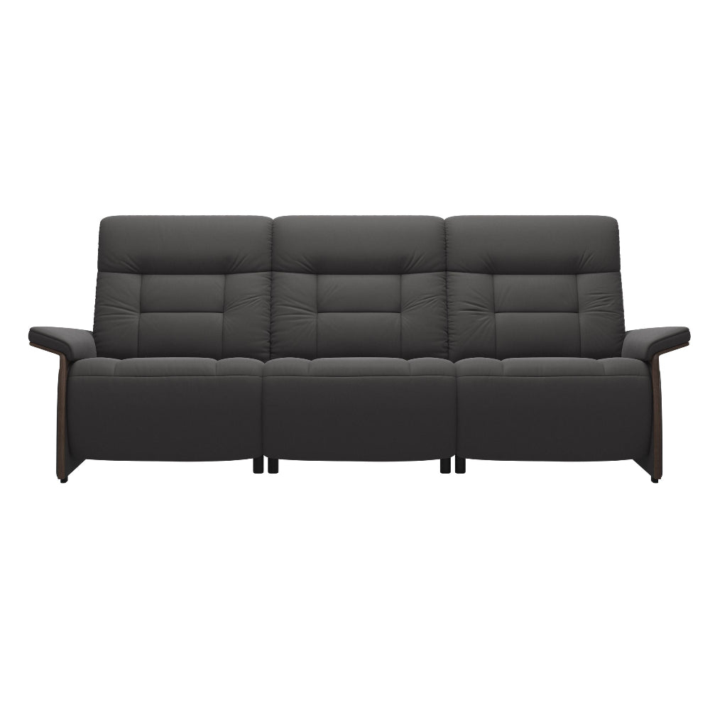 Sofá 3 plazas modelo MARY Stressless® Power™ Brazo Wood piel Paloma