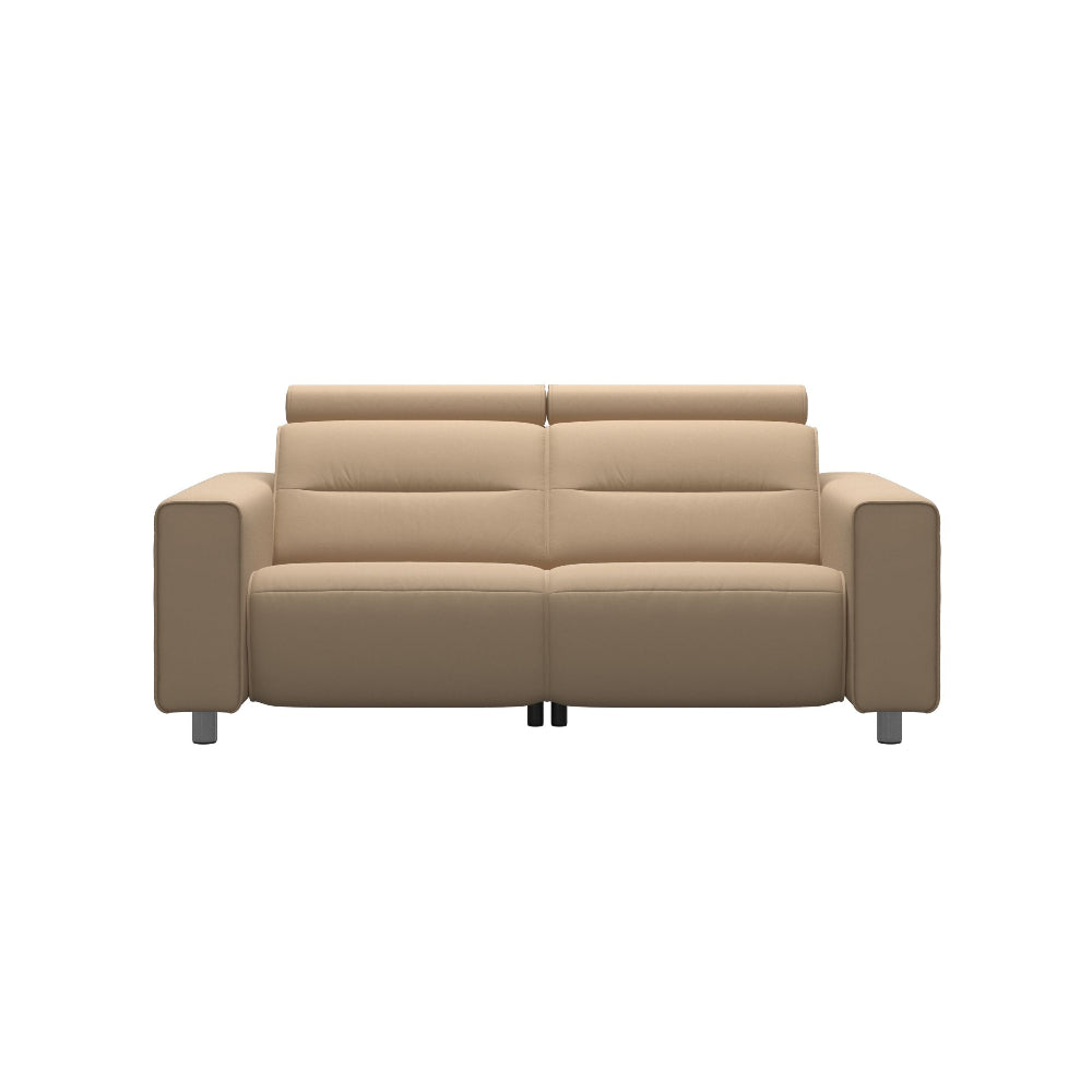 Sofá 2 plazas modelo EMILY Stressless® Power™ Brazo Ancho piel Paloma