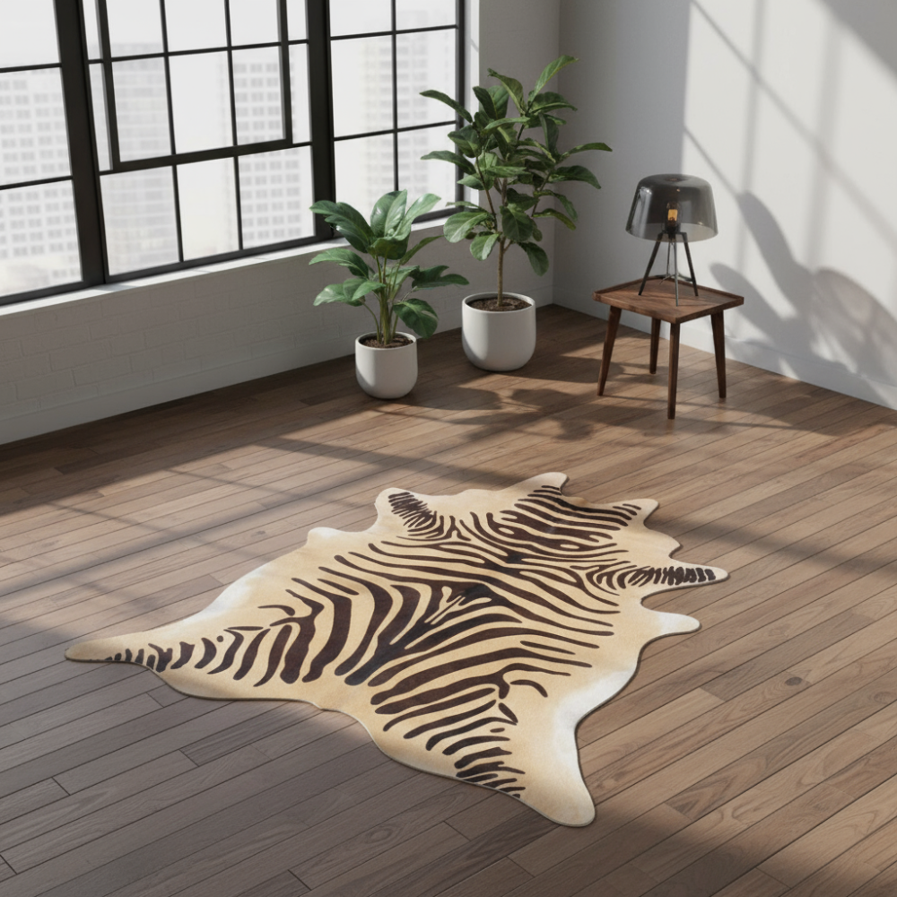 Alfombra de diseño en piel Exotic dibujo E