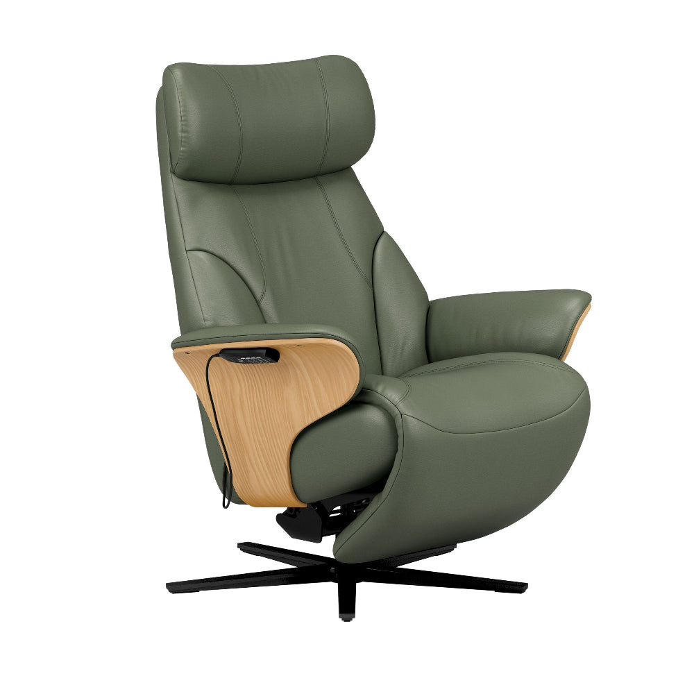 Sillón Stressless modelo ADAM Plus™ System Power™ Pie Sirius Piel Paloma