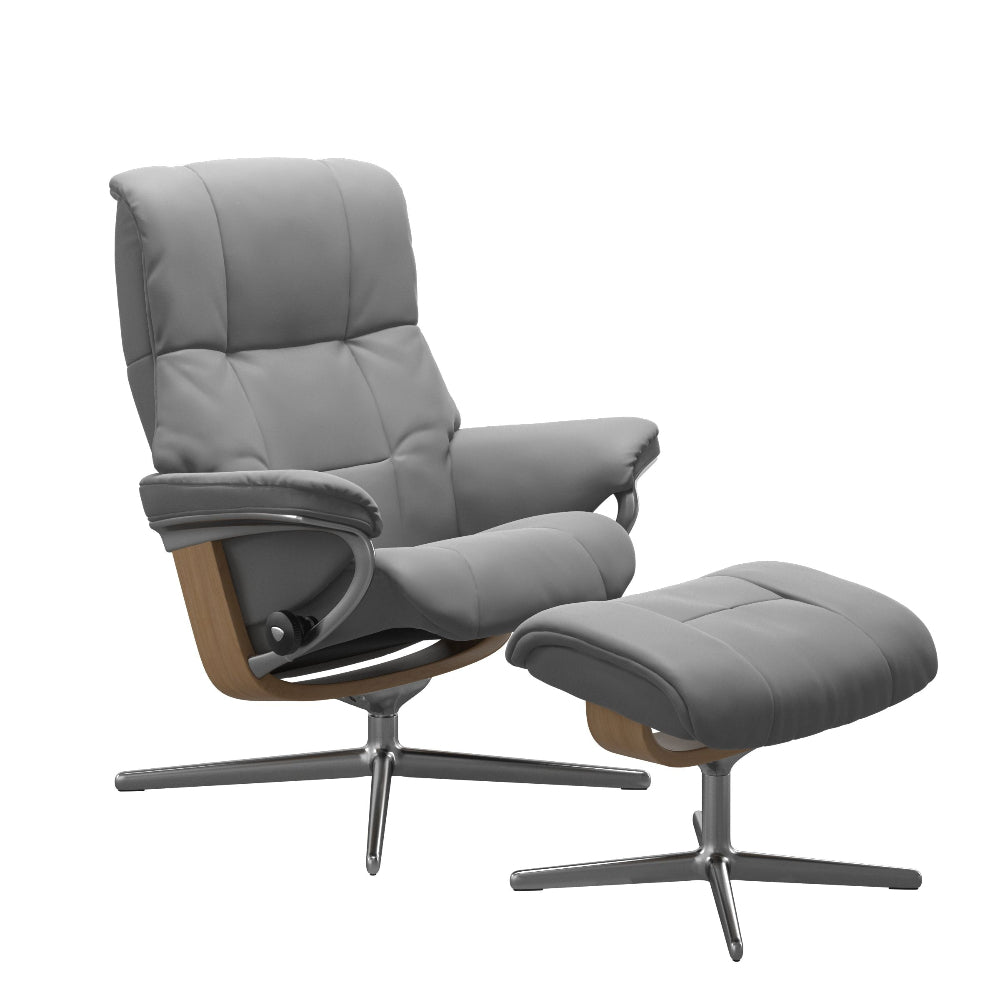 Sillón modelo MAYFAIR Cross Plus™ System BalanceAdapt™ de Stressless en piel Batik