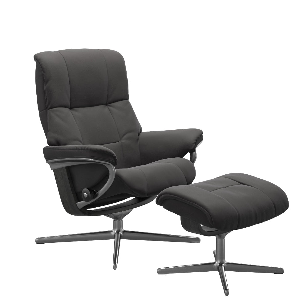 Sillón modelo MAYFAIR Cross Plus™ System BalanceAdapt™ de Stressless en piel Paloma