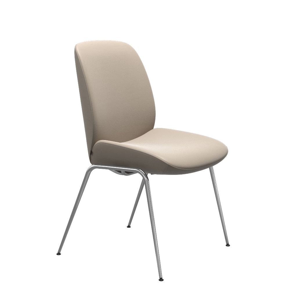 Silla de comedor Stressless® modelo BAY D300 sin brazos Pie de Acero