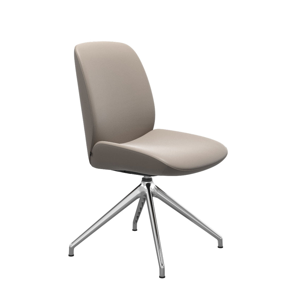 Silla giratoria de comedor Stressless® modelo BAY D350 sin brazos Pie de Acero