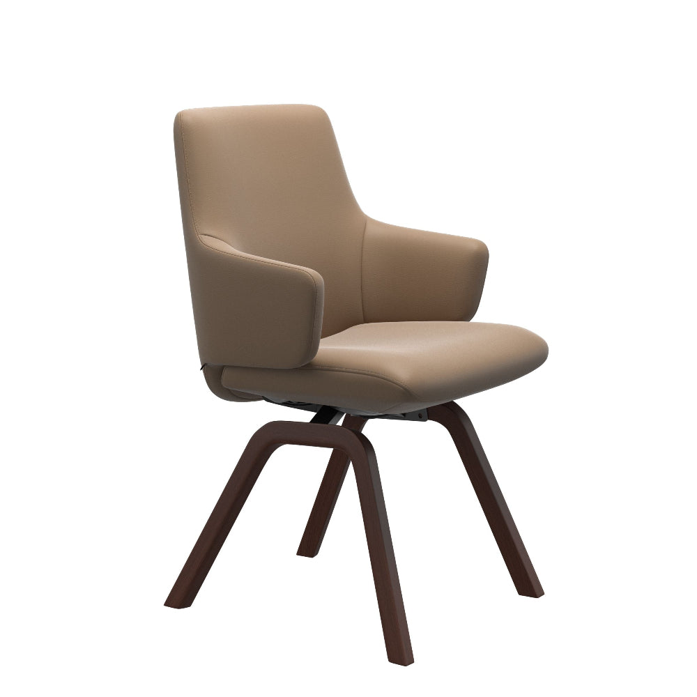 Silla de comedor Stressless® modelo LAUREL D200 con brazos Pie de Madera