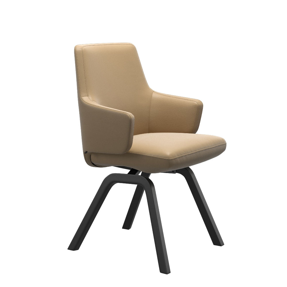 Silla de comedor Stressless® modelo VANILLA D200 con brazos Pie de Madera