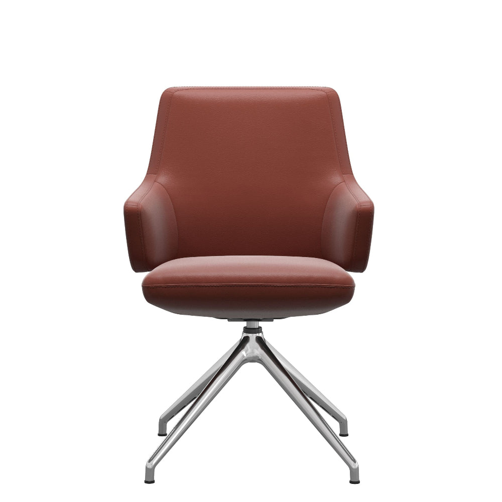 Silla giratoria de comedor Stressless® modelo VANILLA D350 con brazos Pie de Acero