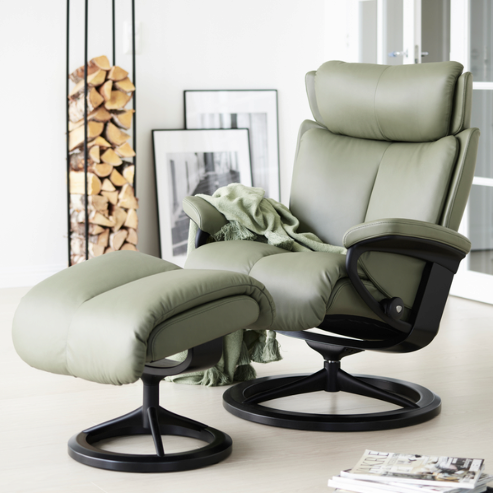 Sillón modelo MAGIC Signature Plus™ System BalanceAdapt™ en piel Paloma