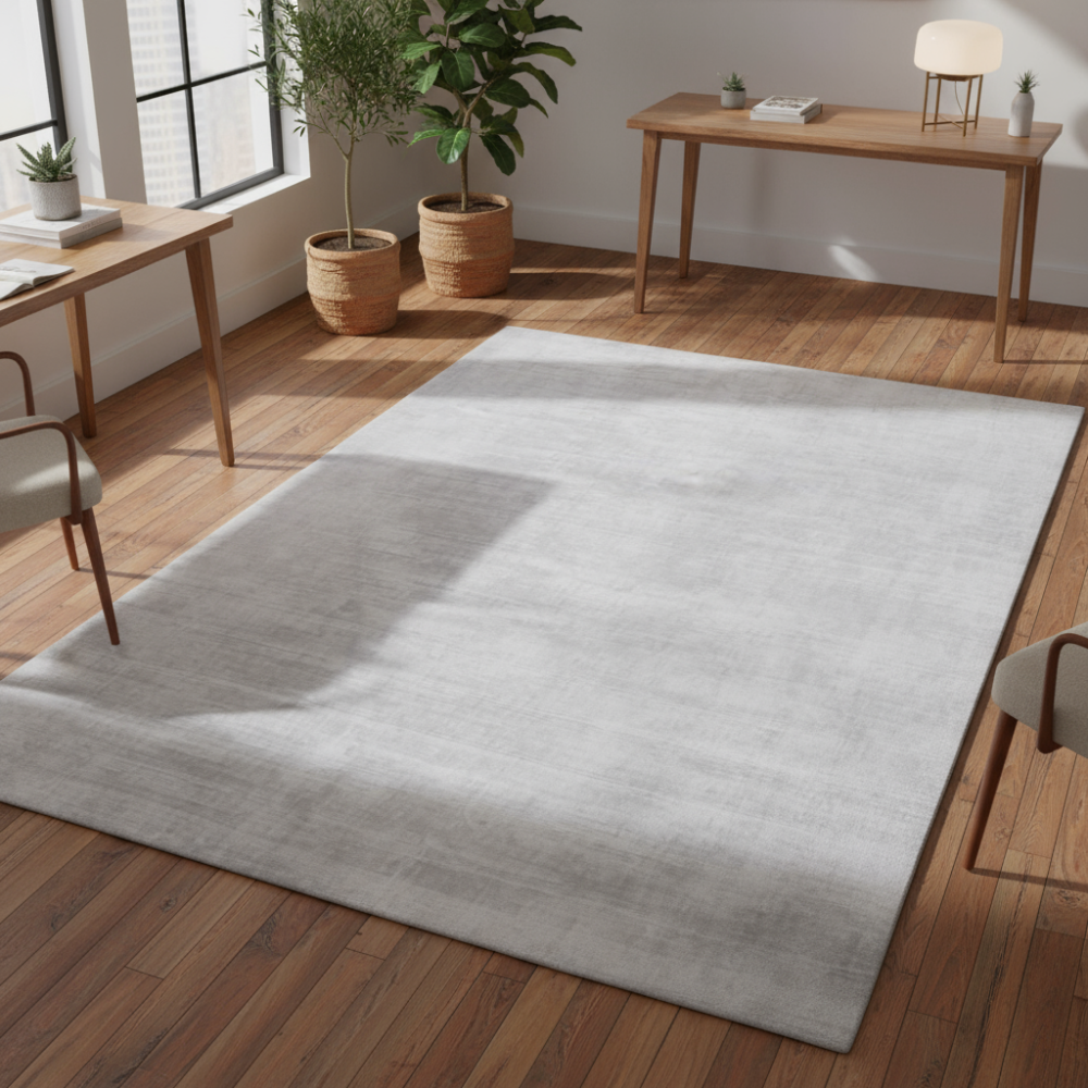 Alfombra moderna Jambi Gris Perla