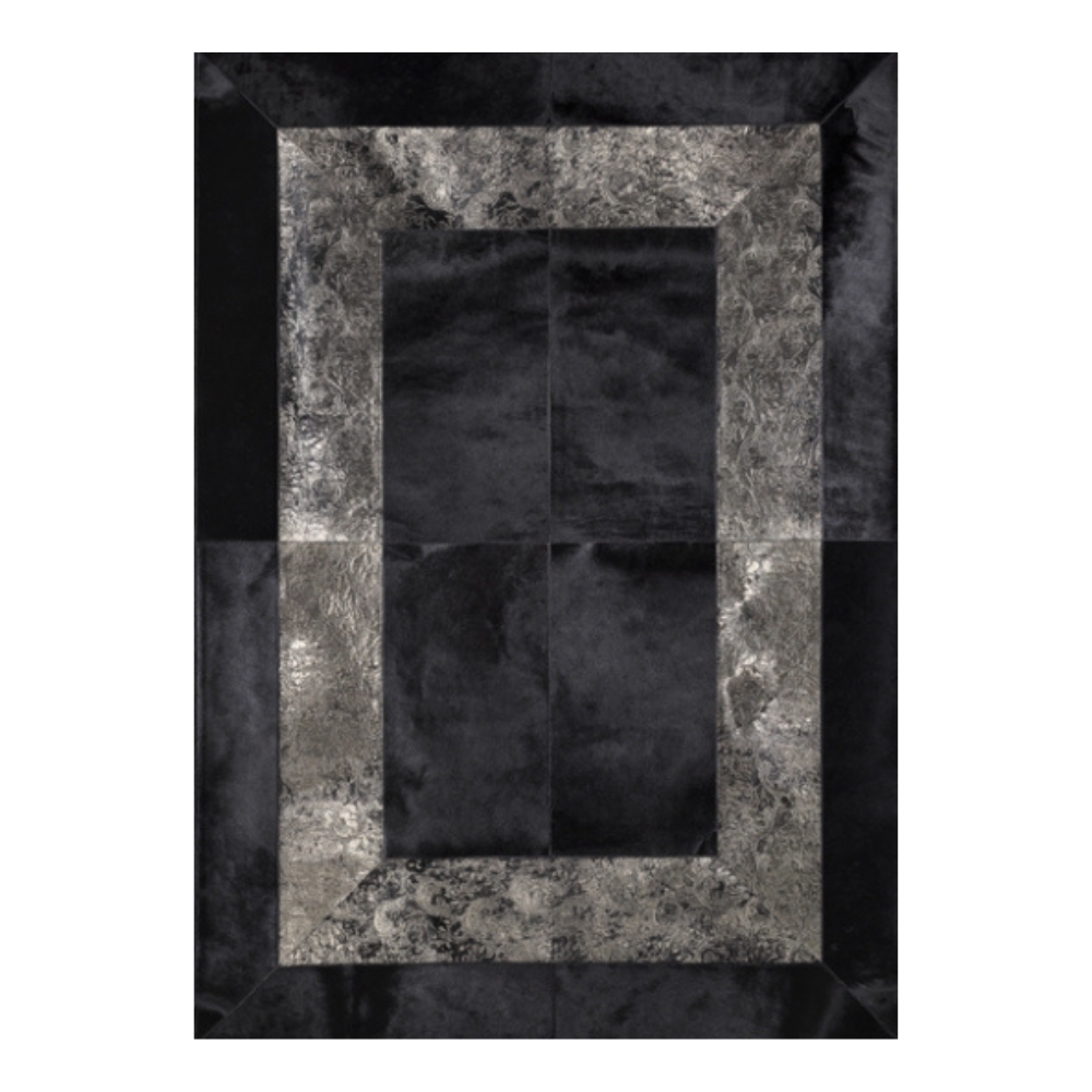 Alfombra de diseño en piel Lux Láser