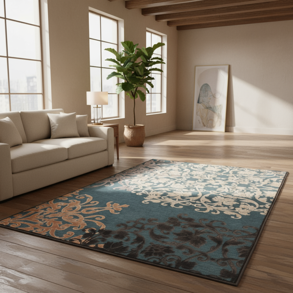 Alfombra de diseño Pixie Blue