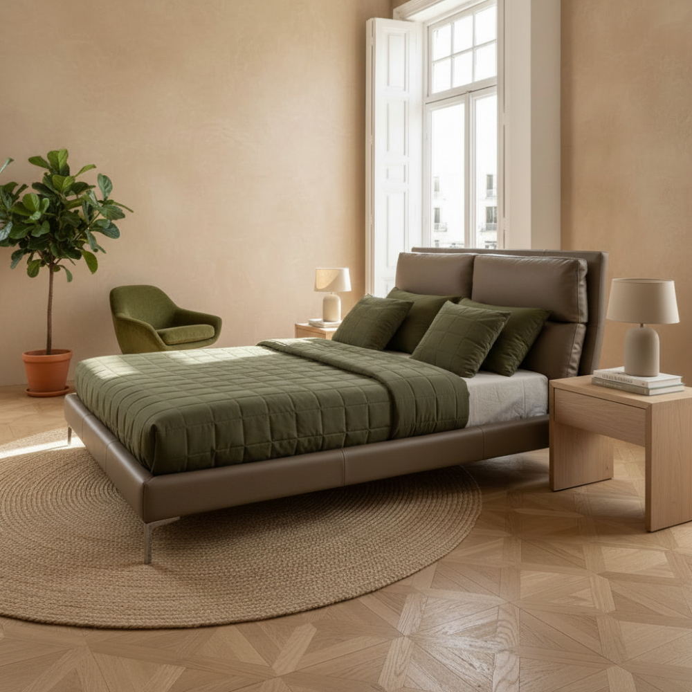 Cama Tapizada Para Colchón 160x200cm Colección Elegance