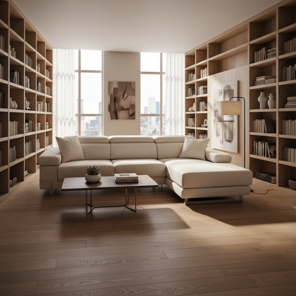Chaiselongue modelo ACAPULCO en tela Aquaclean
