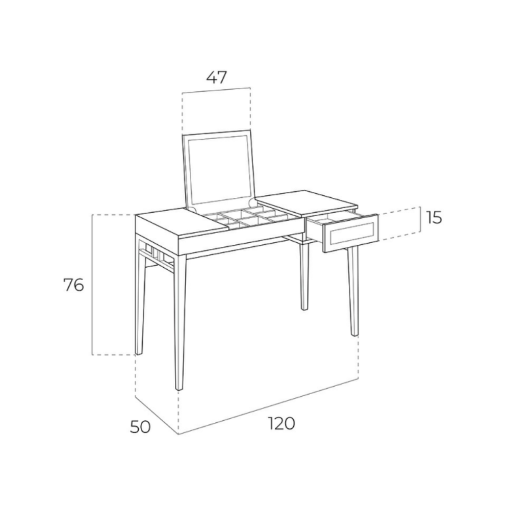 Escritorio Tocador Colección Elegance
