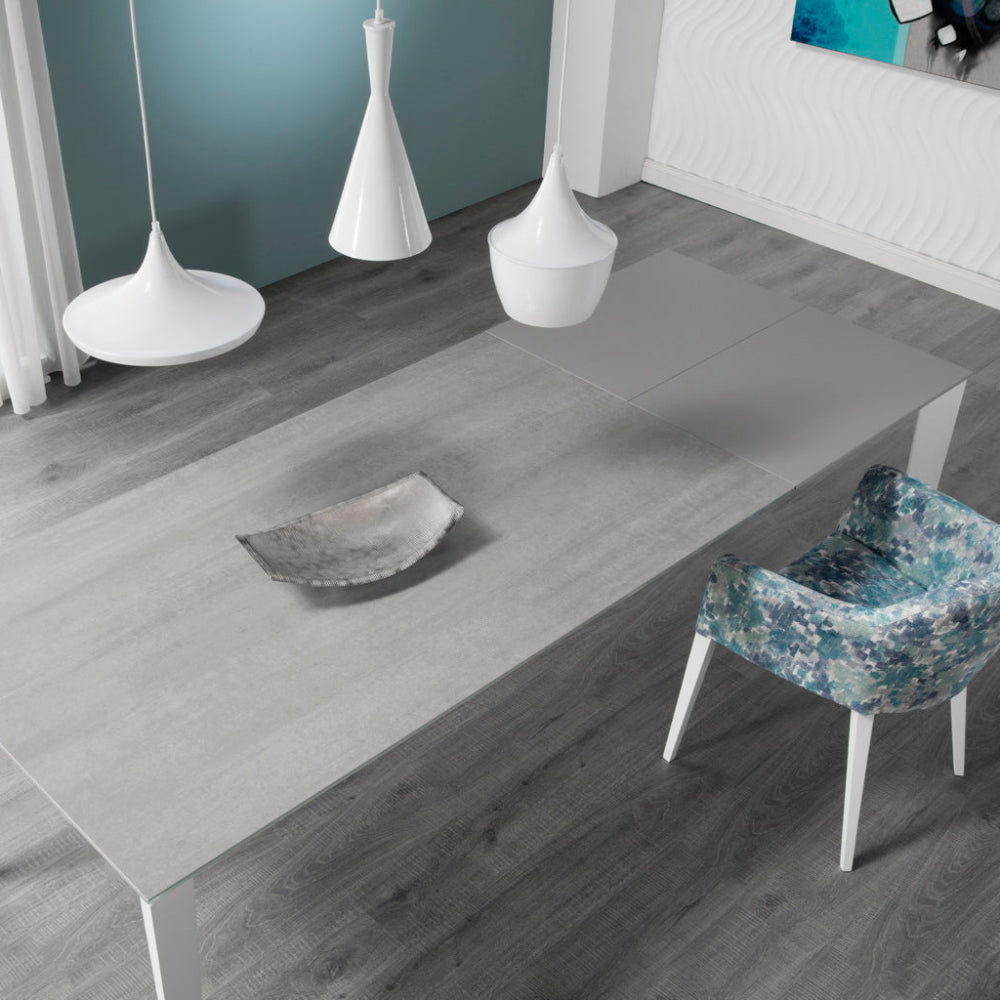 Mesa comedor extensible Modelo IN-G Tapa Porcelánico