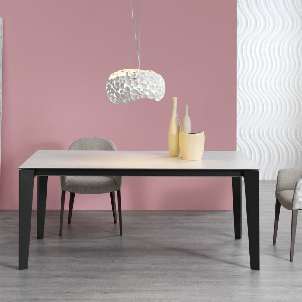 Mesa comedor extensible Modelo IN-G Tapa Porcelánico