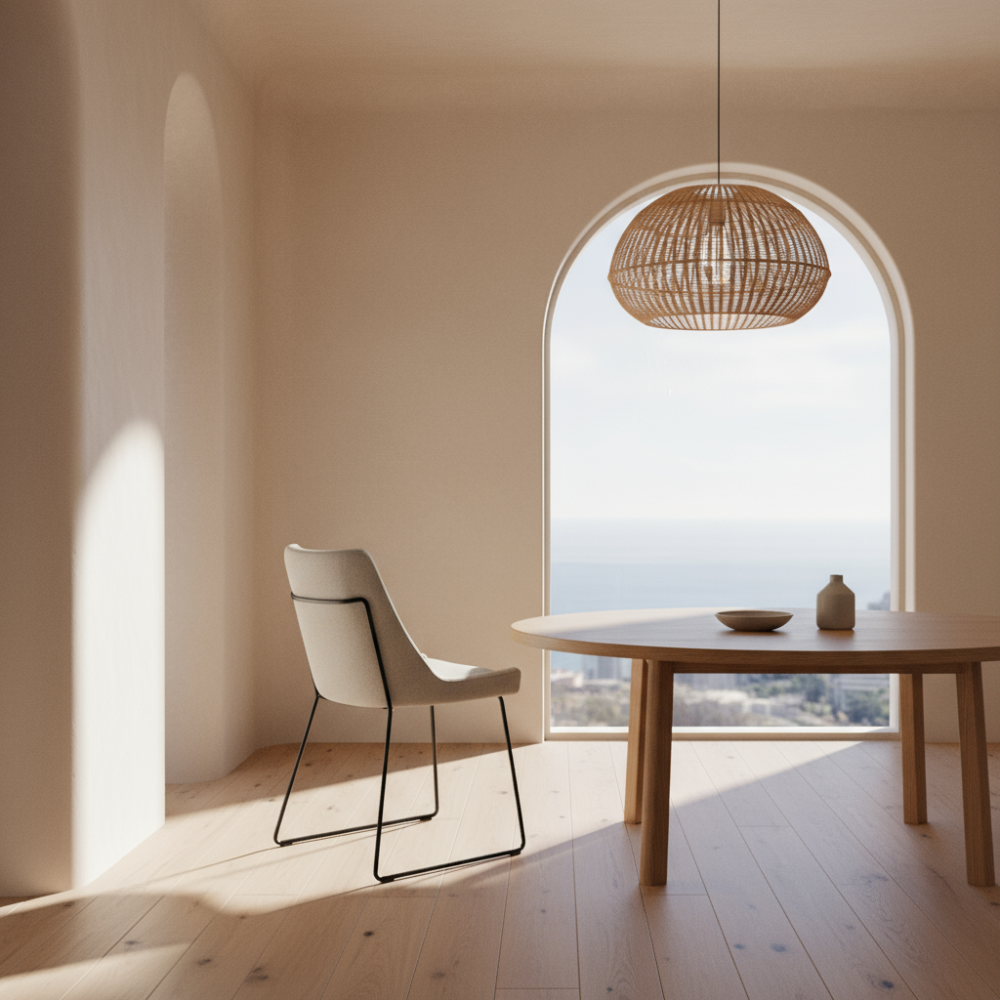 Sillón de diseño patín para mesa comedor