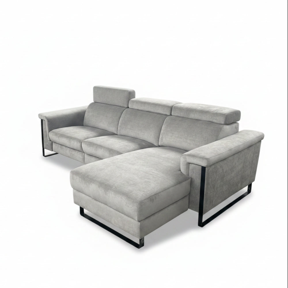Chaiselongue de diseño modelo CUPERTINO Tapizado Crevin