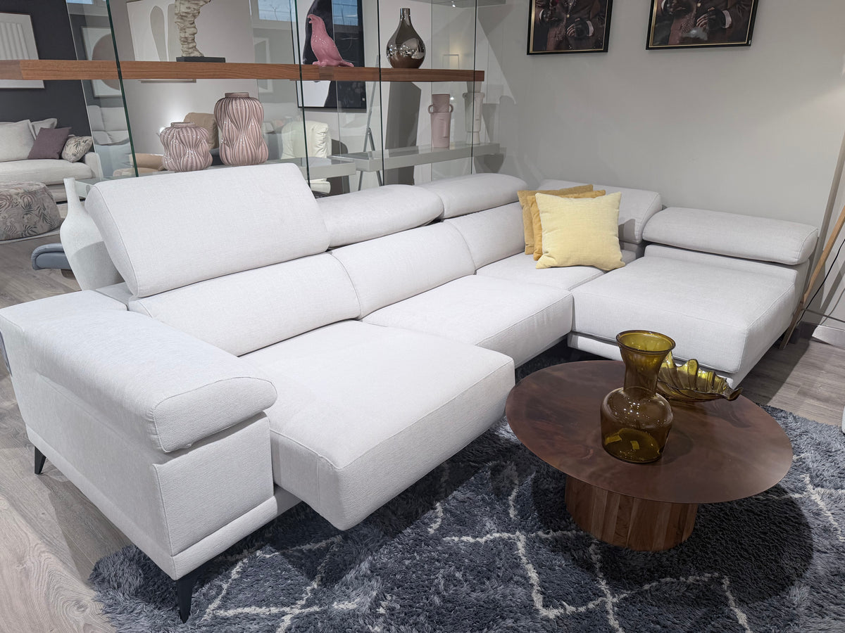 Chaisselongue partida  modelo INZA con asientos deslizantes
