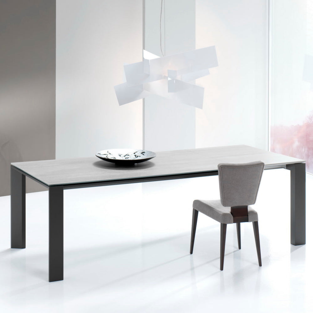 Mesa comedor extensible Modelo IN-G Tapa Porcelánico