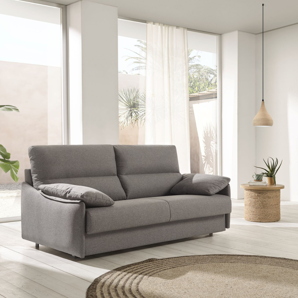 Sofá cama modelo LAGOS con sistema de apertura italiana