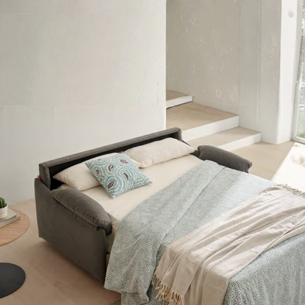 Sofá cama modelo LAGOS con sistema de apertura italiana