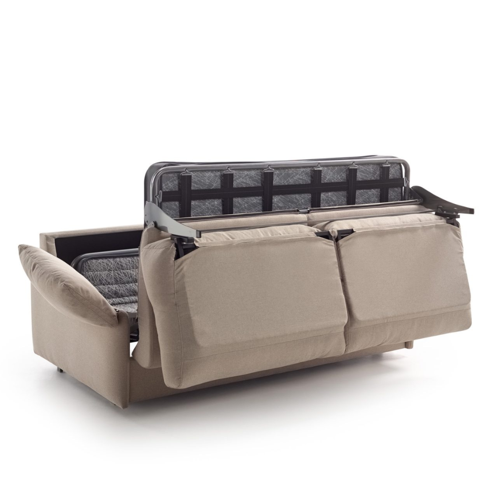 Sofá cama modelo LAGOS con sistema de apertura italiana