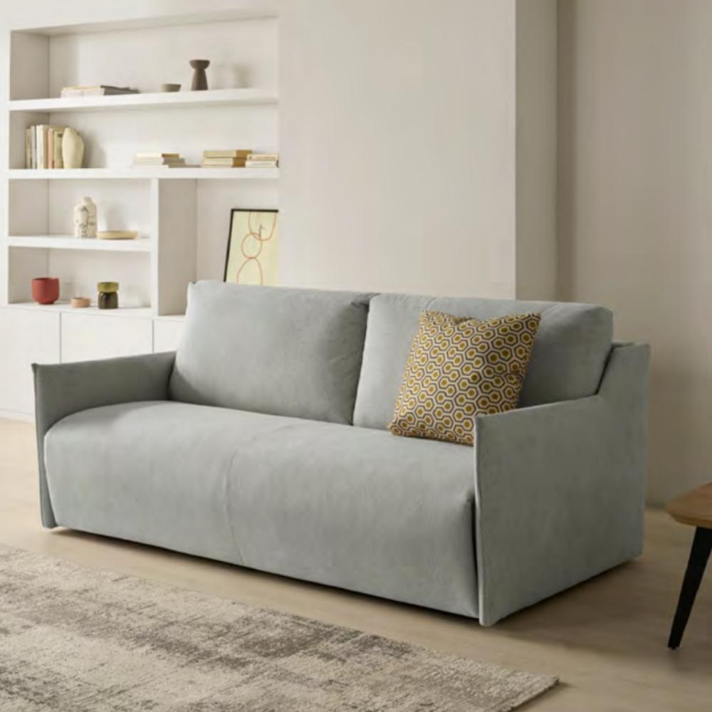 Sofá cama modelo CARTAGENA con sistema Italiano y Tapizado Express