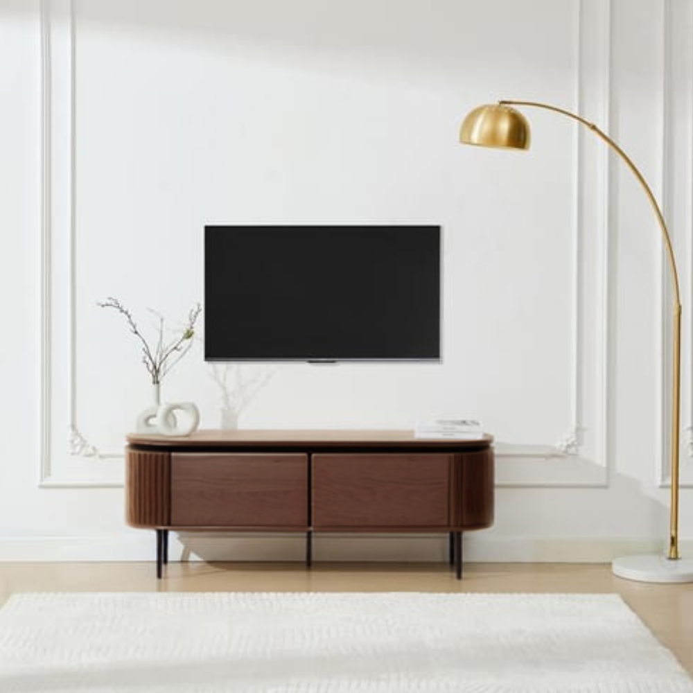 Mueble TV estilo retro – Chapa de Nogal