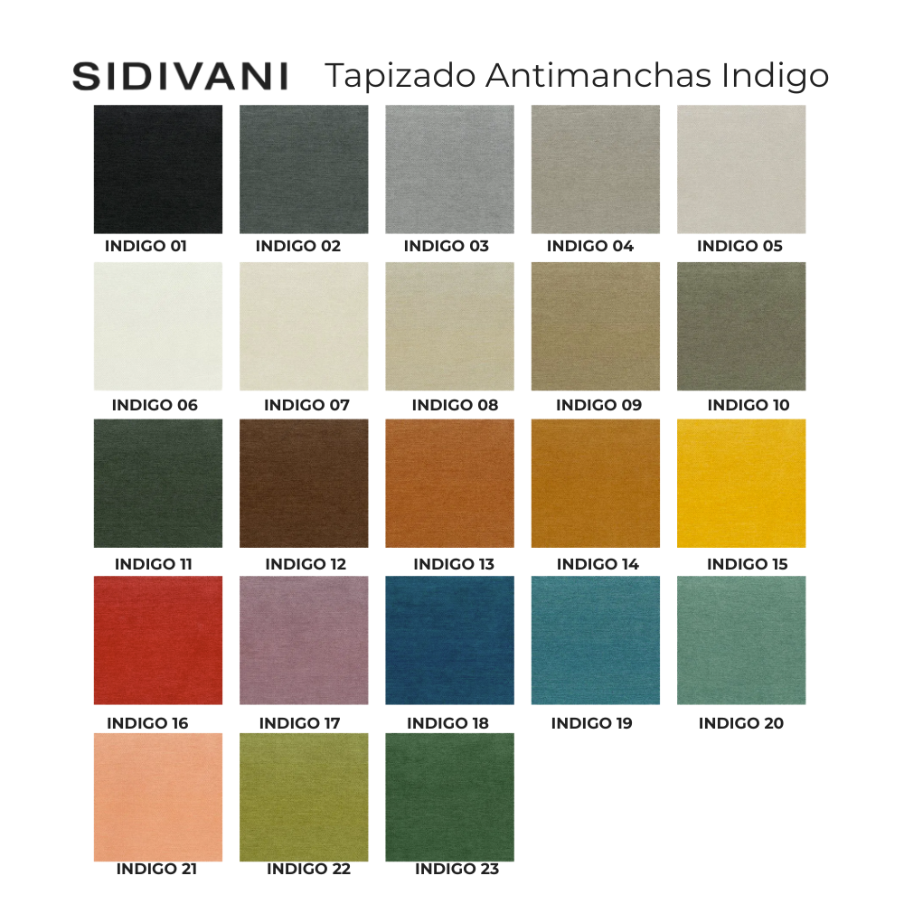 Sofá 2 plazas de diseño nórdico modelo GINA Lisa Antimanchas