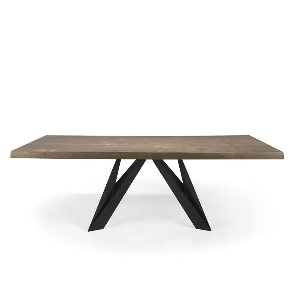 Mesa de Comedor Modelo NC-BTT FIX WOOD Tapa de Madera