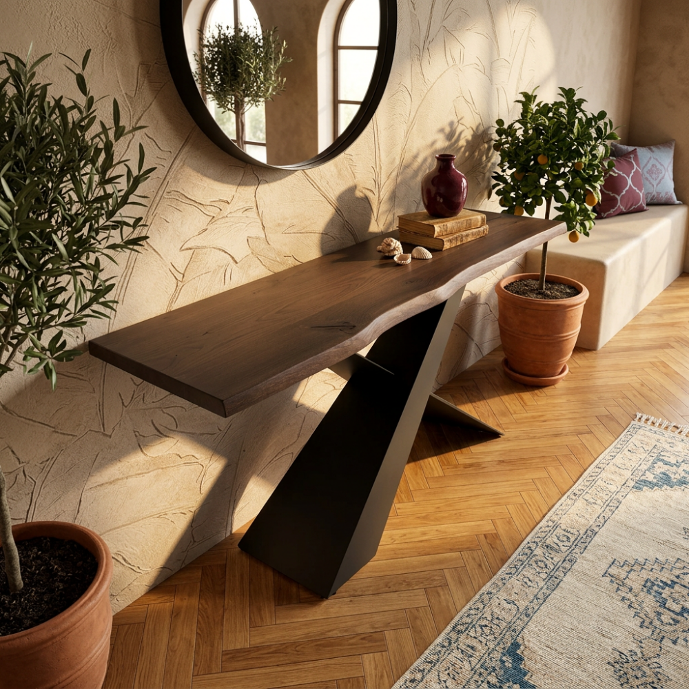 Consola modelo NC-JSPR C WOOD Tapa de madera