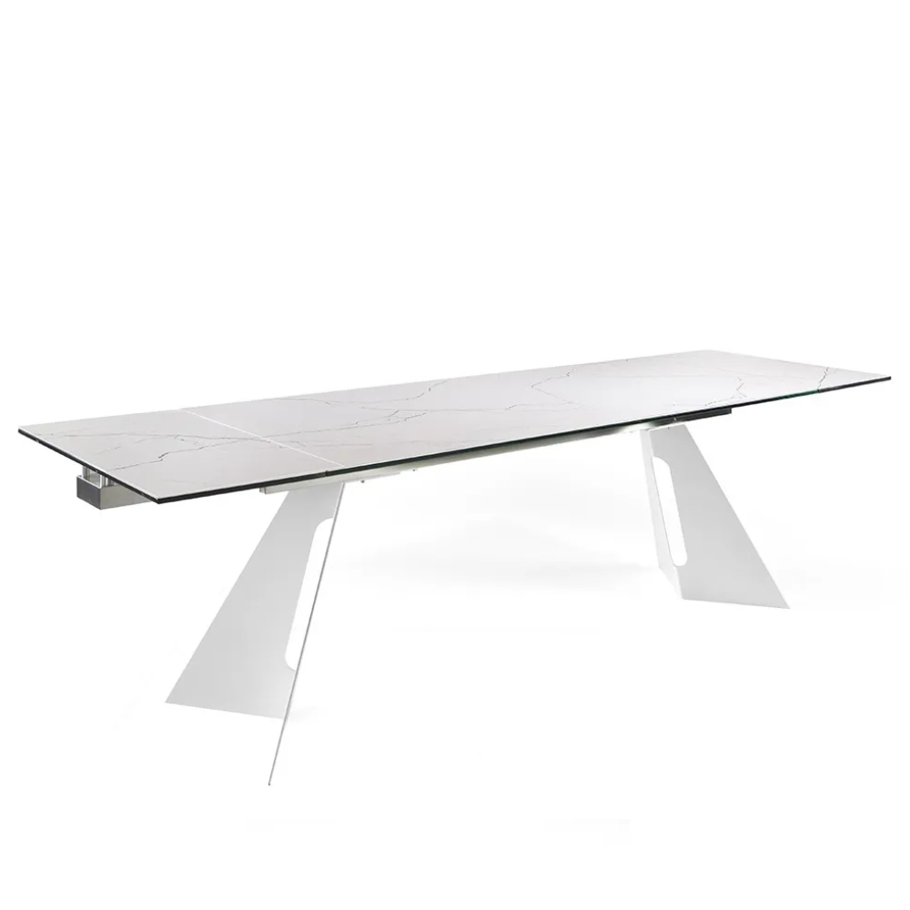 Mesa de Comedor Extensible Modelo NC-KV EXT KER Tapa de Porcelánico