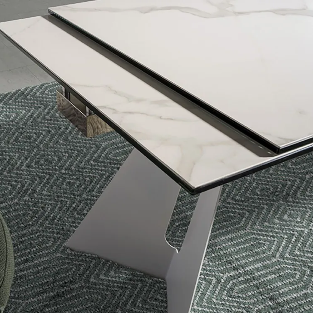 Mesa de Comedor Extensible Modelo NC-KV EXT KER Tapa de Porcelánico