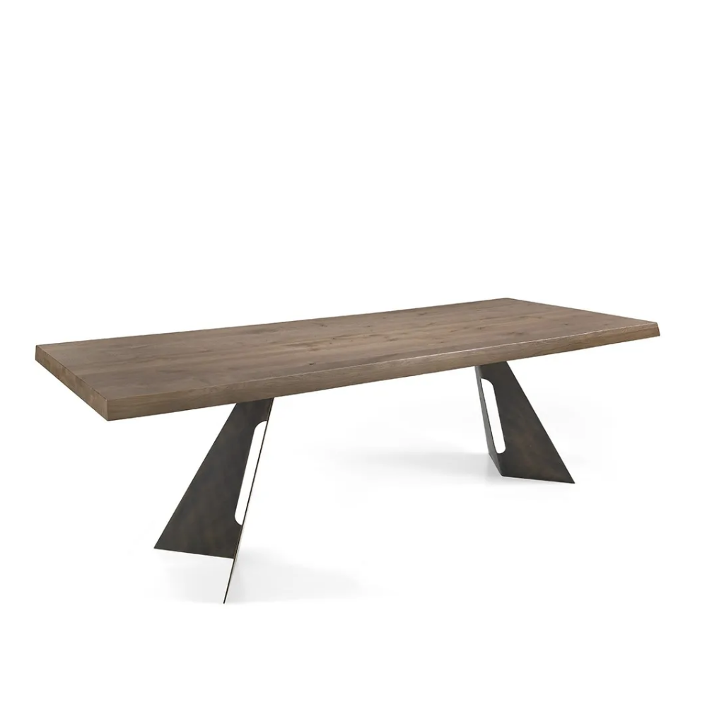 Mesa de Comedor Modelo NC-KV FIX WOOD Tapa de Madera