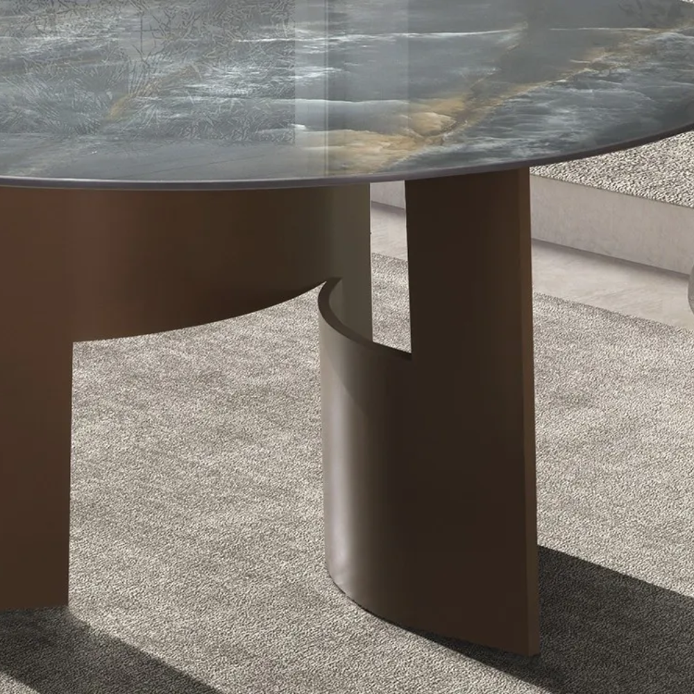 Mesa de Comedor Modelo NC-LMBD A KER Tapa de Porcelánico
