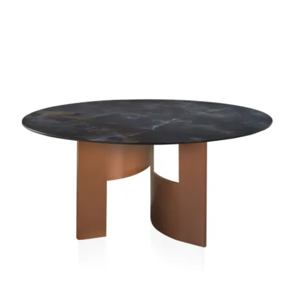 Mesa de Comedor Modelo NC-LMBD A KER Tapa de Porcelánico