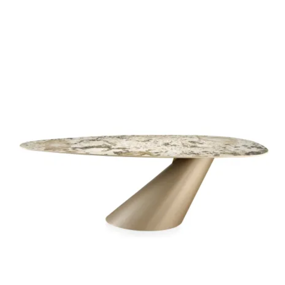 Mesa de comedor modelo NC-M FIX KER Tapa porcelánico