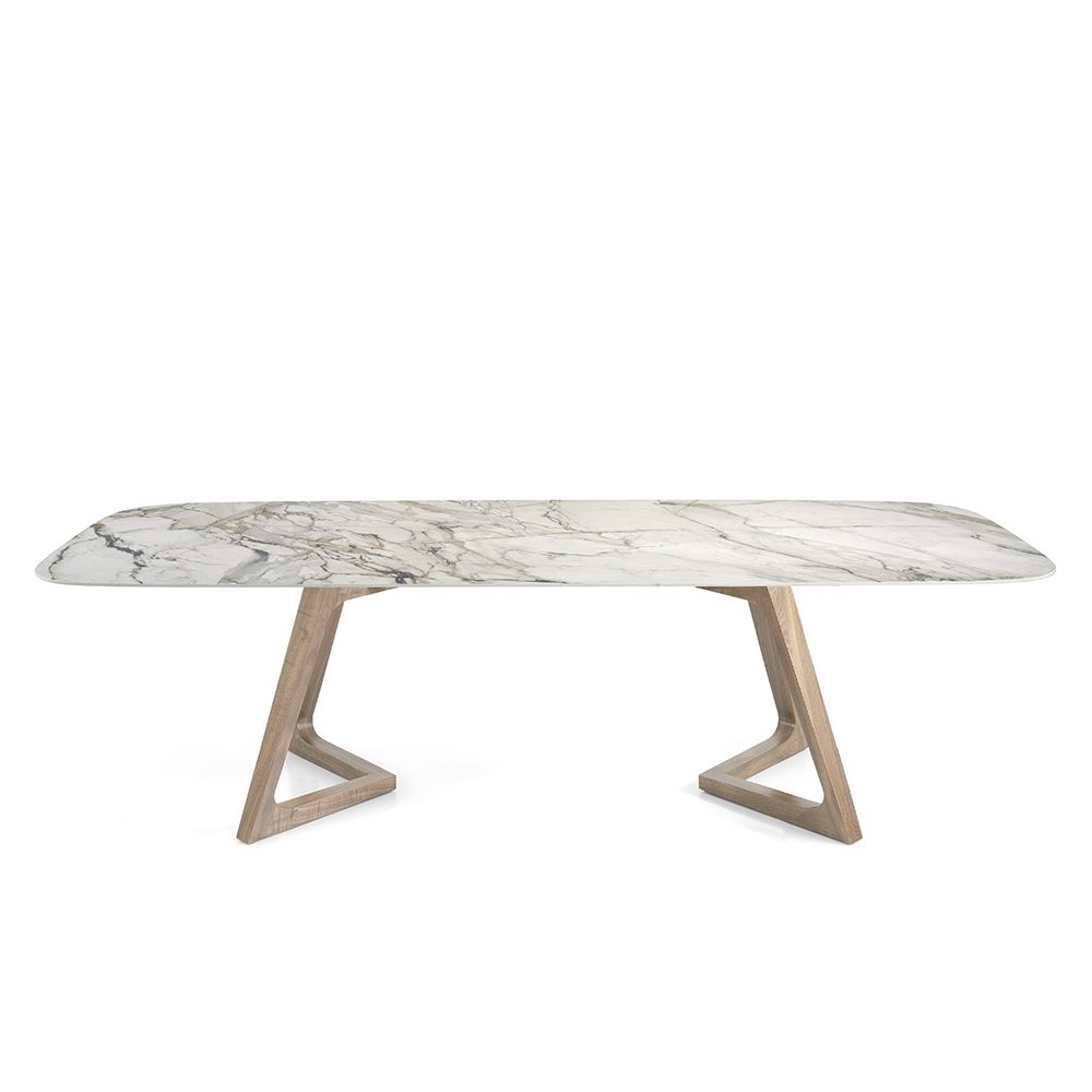 Mesa de Comedor Modelo NC-NL FIX KER Tapa de Porcelánico