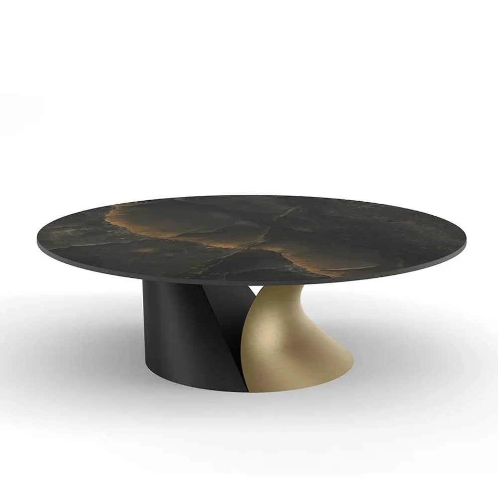 Mesa de centro modelo NC-NV B Tapa porcelánico