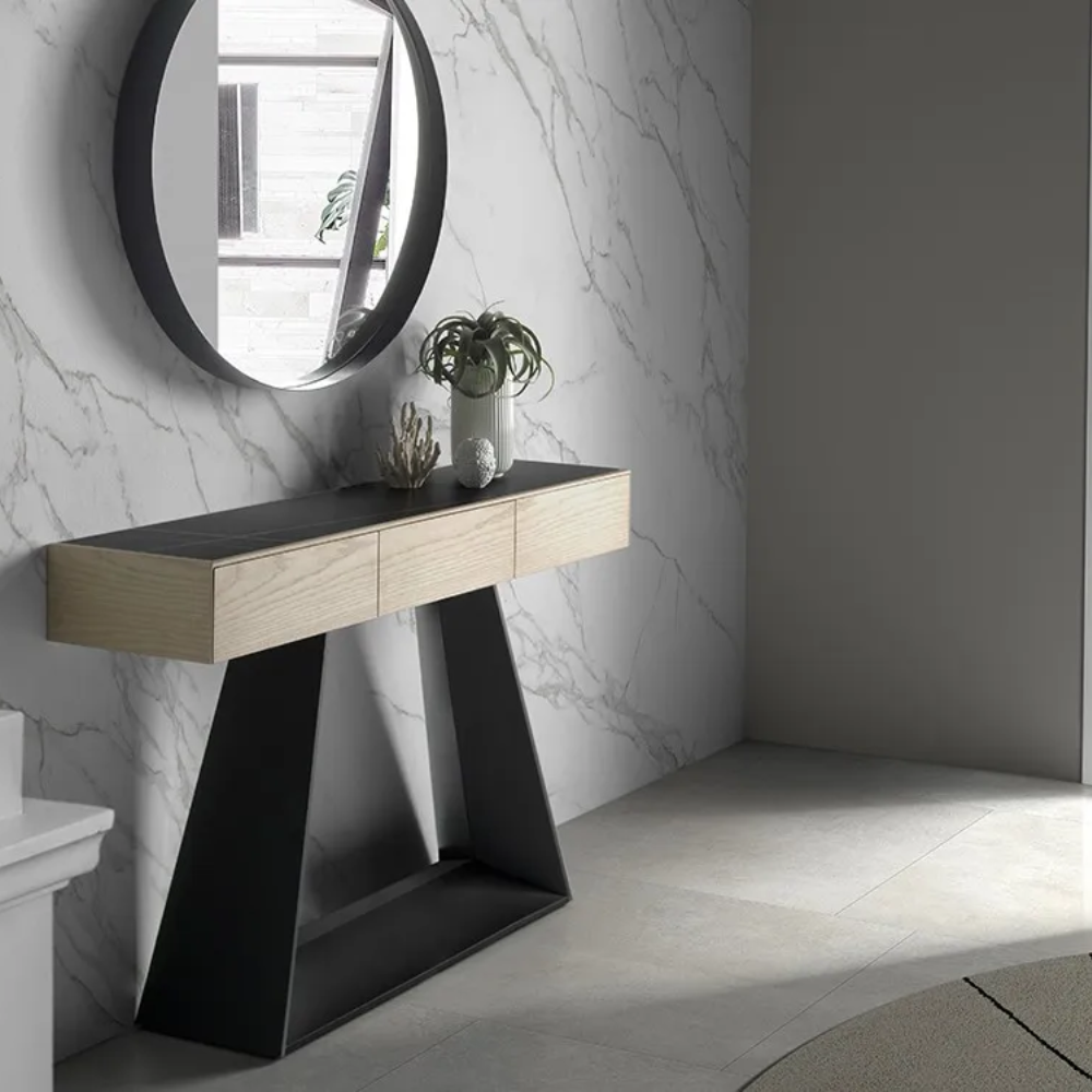 Consola modelo NC-S C WOOD Tapa porcelánico