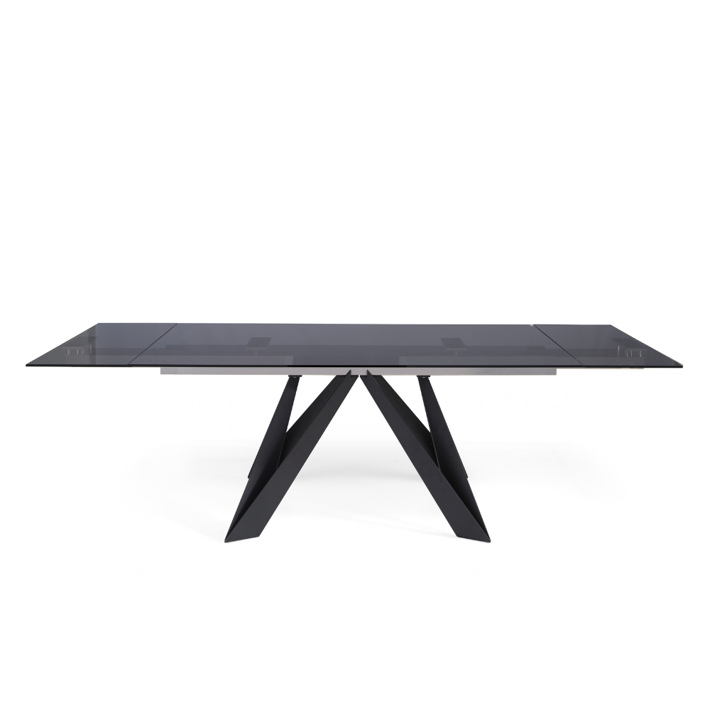 Mesa de Comedor Extensible Modelo NC-BTT EXT GLASS Tapa de Cristal