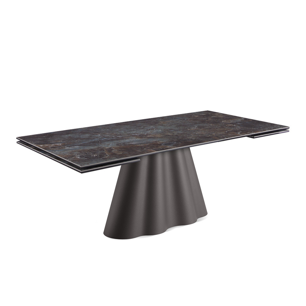 Mesa de Comedor Extensible Modelo NC-FLM EXT KER Tapa de Porcelánico